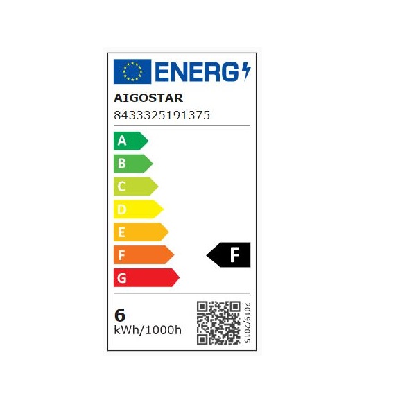 Aigostar LED 'Birne', 6W, E27