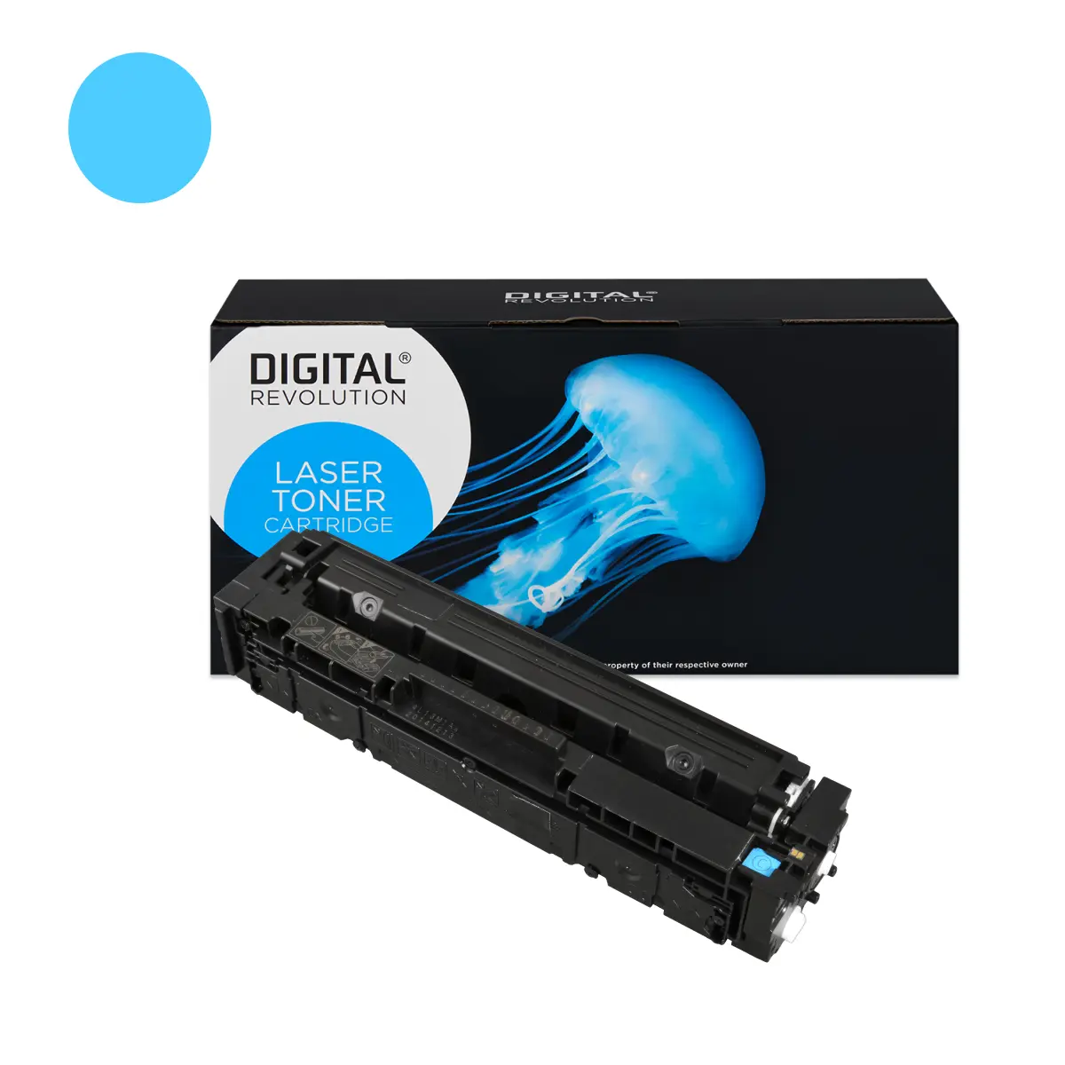 Alternativ-Toner HP 203A Cyan – Digital Revolution