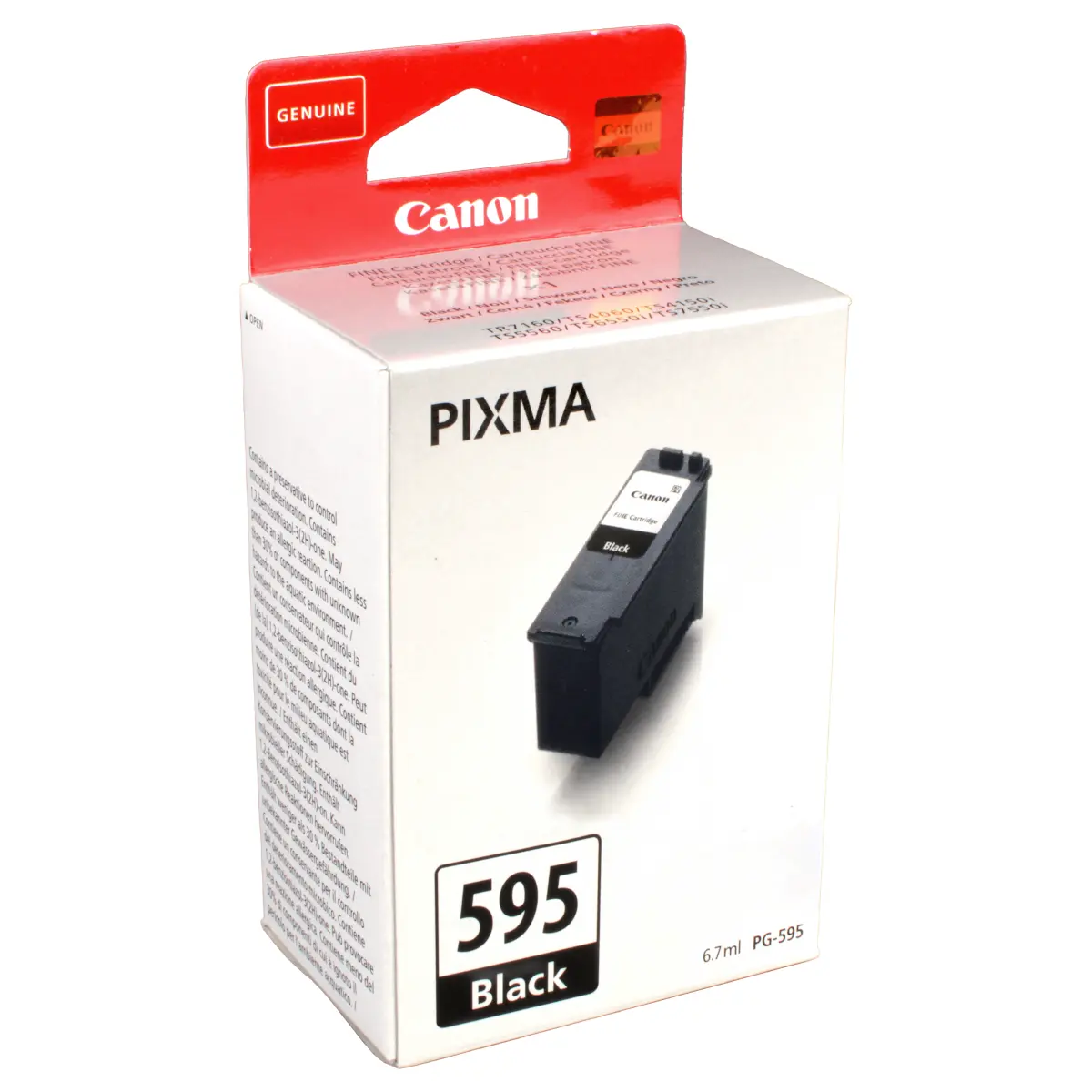 Druckerpatrone Canon PG-595 schwarz 6,7 ml | 180 Seiten (7171C001)