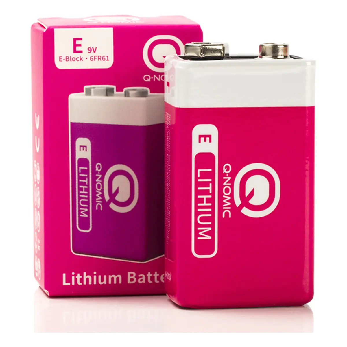 Q-Nomic 6FR61 9V E-Block Batterie 