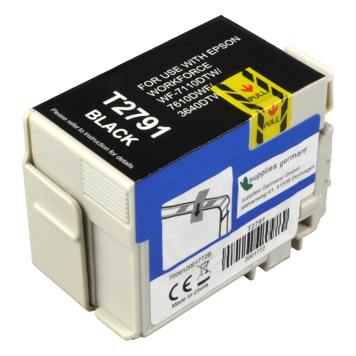 Epson 27XXL alternative Patrone 'schwarz' 2.200 Seiten - Digital Revolution