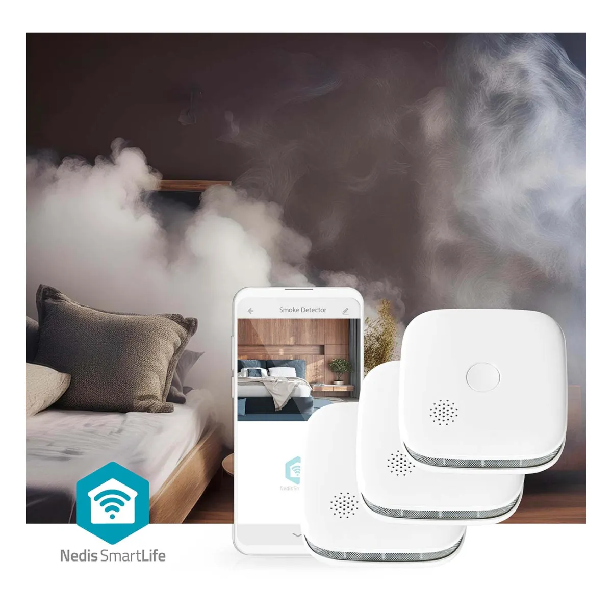Nedis SmartLife Rauchmelder Nedis SmartLife Rauchmelder