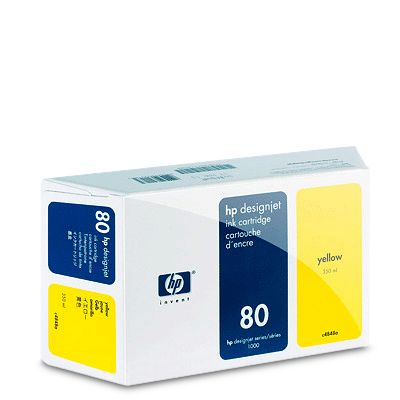 HP Druckerpatrone '80' gelb 350 ml