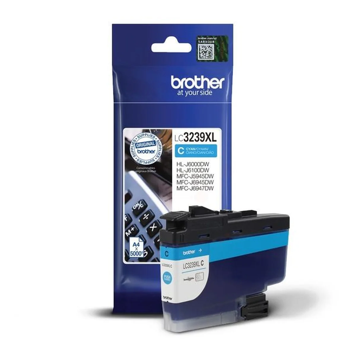 Druckerpatrone Brother LC-3239XLC cyan 5.000 Seiten