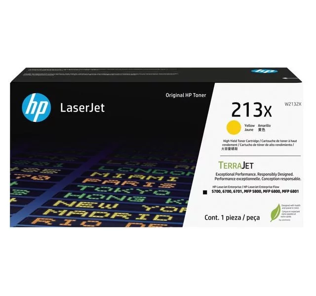 HP 213X Toner gelb 6.000 Seiten (W2132X)