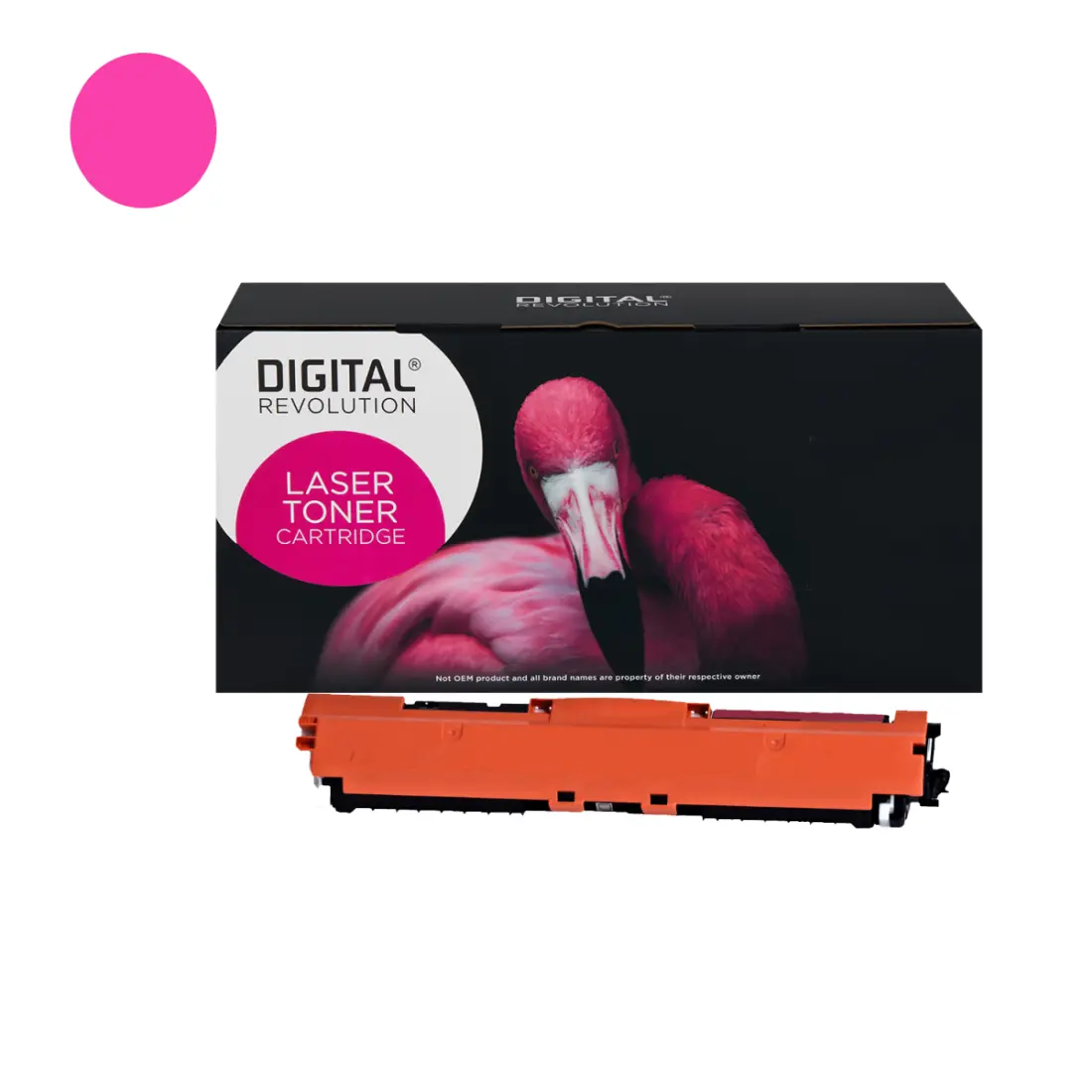 HP 130 A, 126 A - alternativer ECO Toner 'magenta' 1.000 Seiten - Digital Revolution
