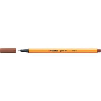 Fineliner - point 88 - Einzelstift - rötel