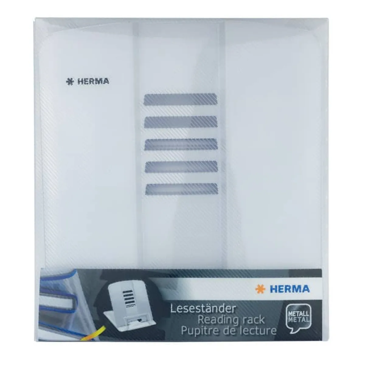Herma Leseständer - Metall, weiß