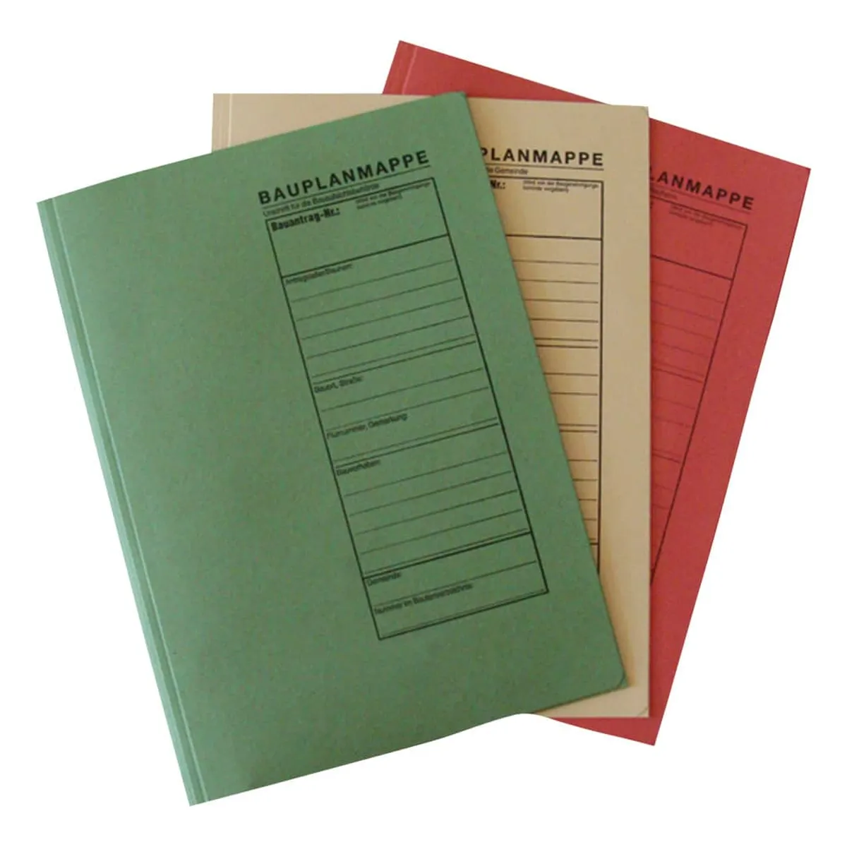 RNK Verlag Bauplanhefter - für Bauantragsverfahren, Pack à 3 Stück