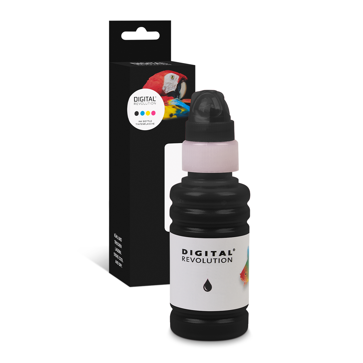 Digital Revolution Nachfülltinte 'schwarz' 100 ml