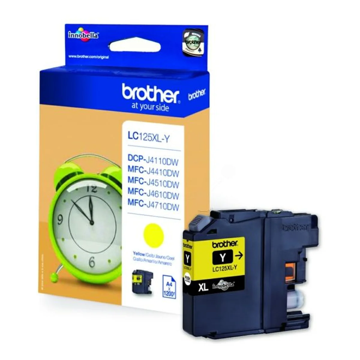 Druckerpatrone Brother LC-125XLY gelb 13,1 ml | 1.200 Seiten