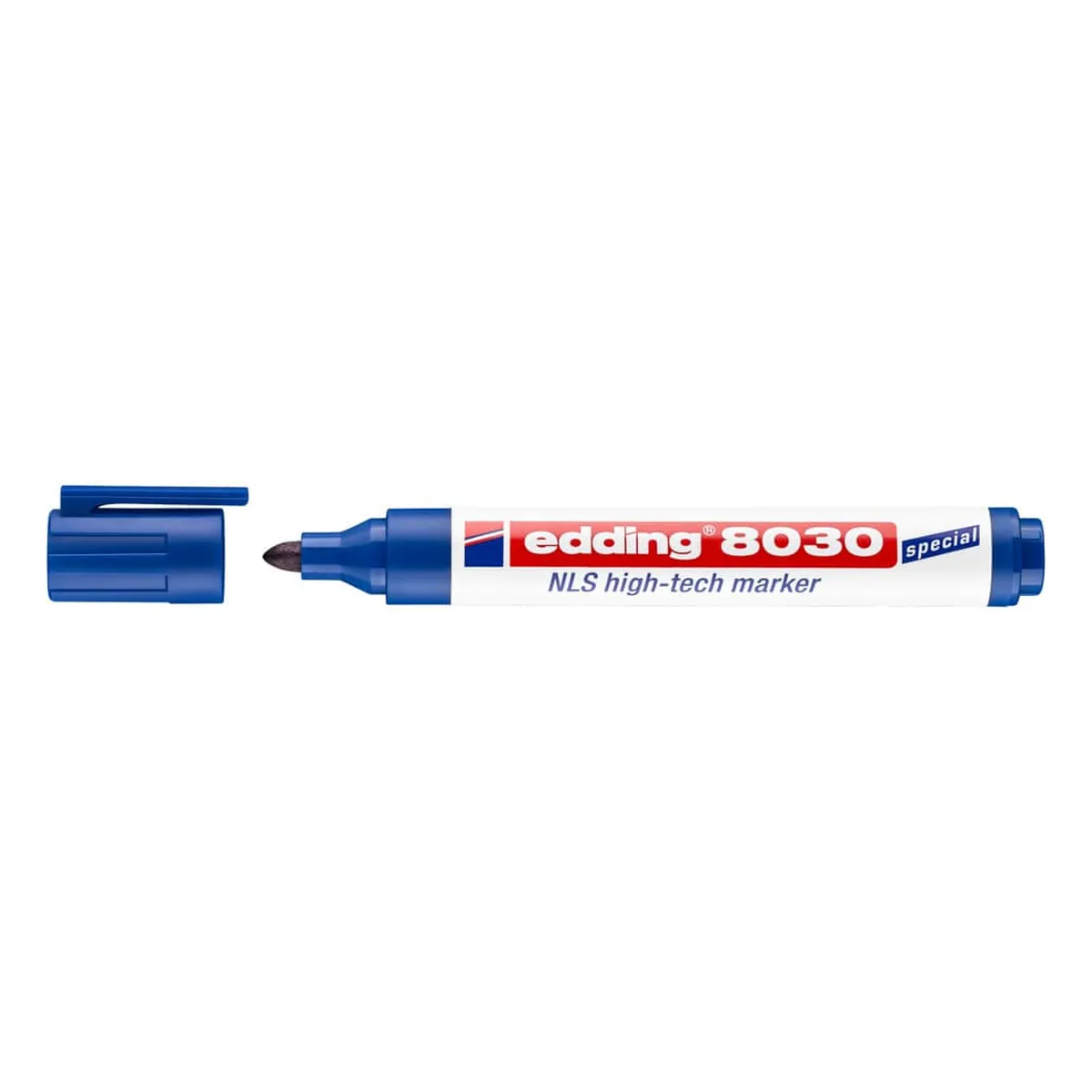 Edding 8030 NLS high-tech marker Spezialmarker - permanent, 1,5 - 3 mm, blau