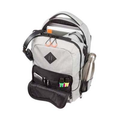 Schulrucksack Wizzard College - light grey melange