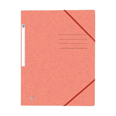 Eckspannermappe TOPFILE+ - A4, Rückenschild, Karton, coral
