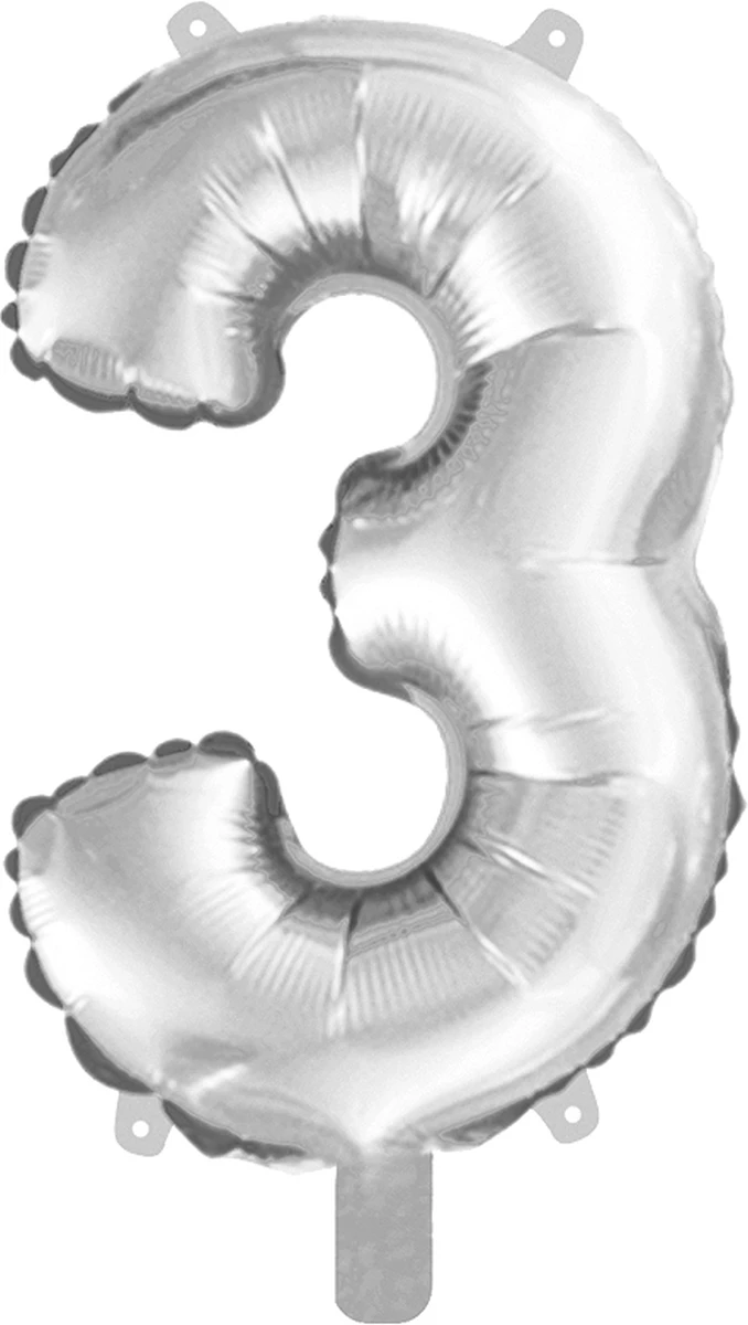 Folienballon, Ziffer '3'