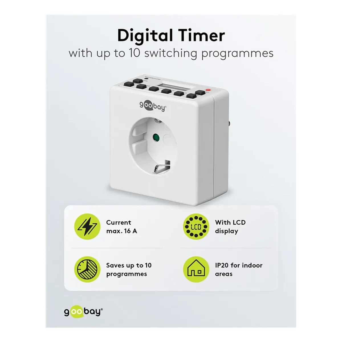 Goobay Digitale Zeitschaltuhr