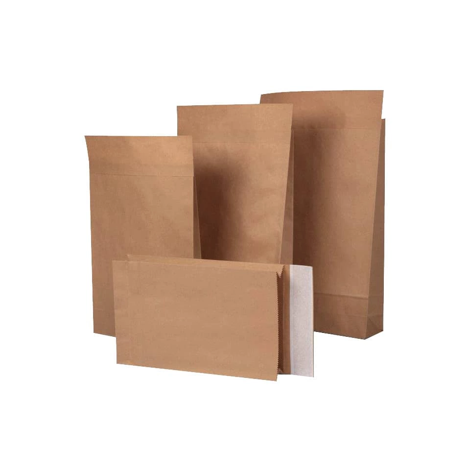 flexiPAK Musterfaltenbeutel - 250 x 353 x 50 mm, 250 Stück, braun