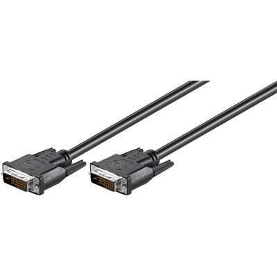 Goobay DVI-D Full HD Kabel Dual Link, Nickel
