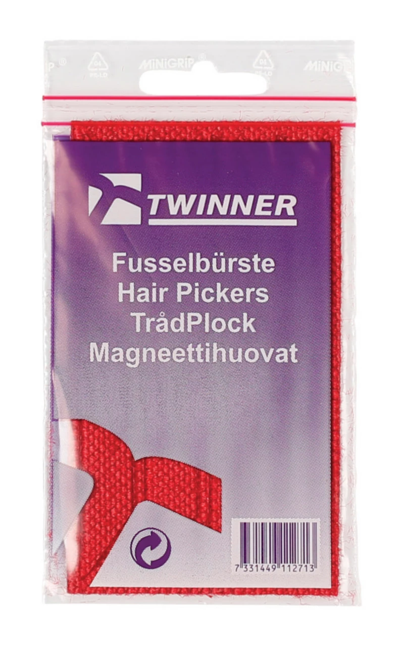 Twinner Ersatz Fusselbürste-Streifen Set rot
