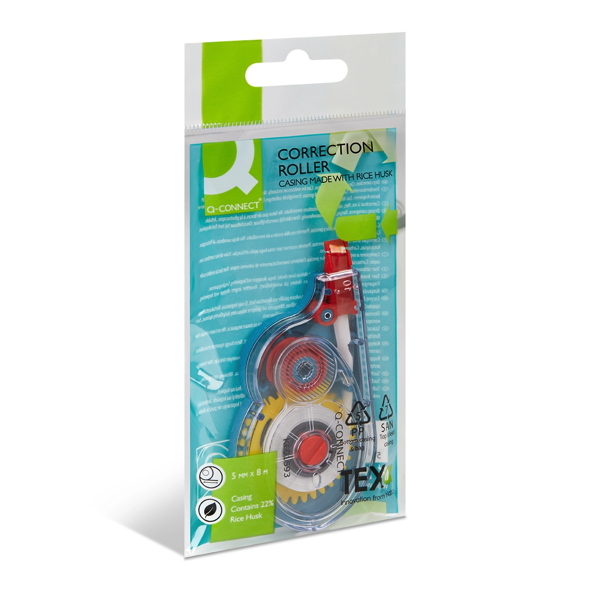 Q-Connect Korrekturroller, 5 mm x 8 m
