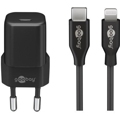 Goobay Lightning/USB-C™ PD-Ladeset (30 W)