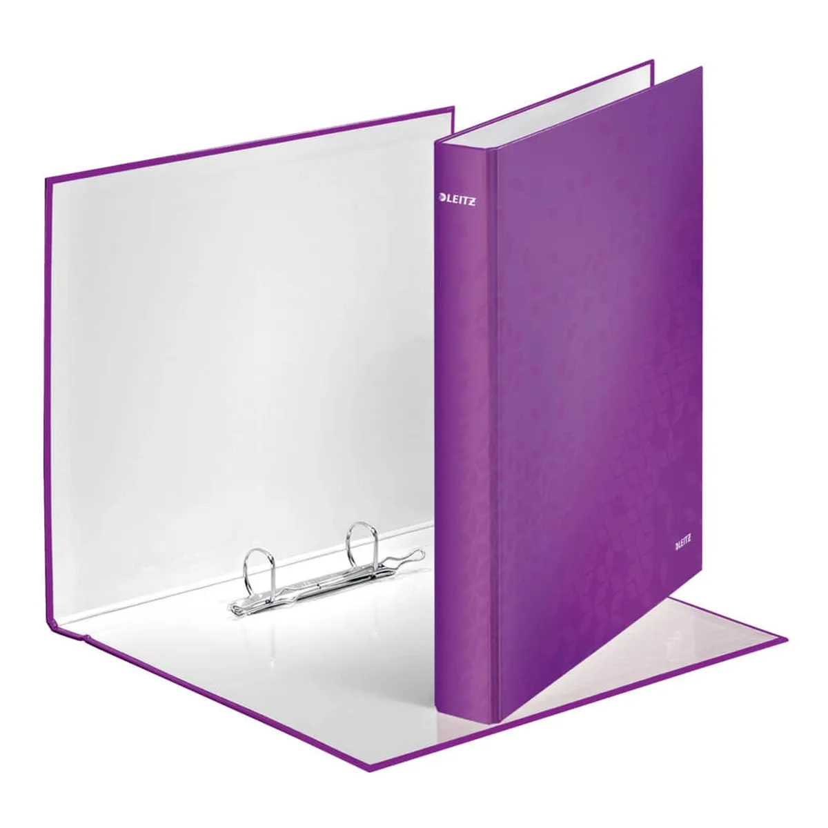 Leitz Ringbuch WOW, A4 maxi, PP, 2 Ringe Ø25 mm, violett