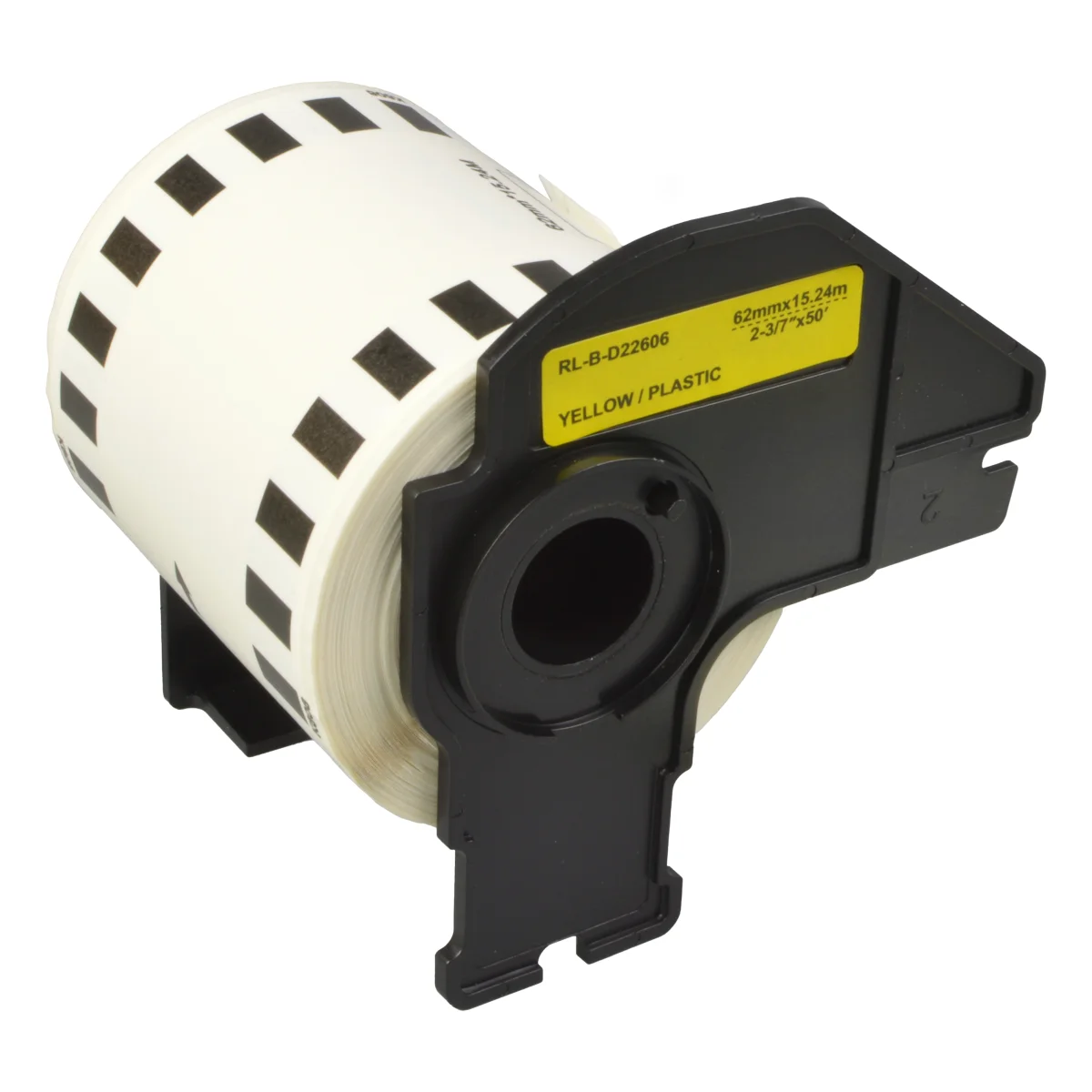 Brother DK-22606 alternative Etiketten 'gelb' 62x15,24mm Rolle - Digital Revolution