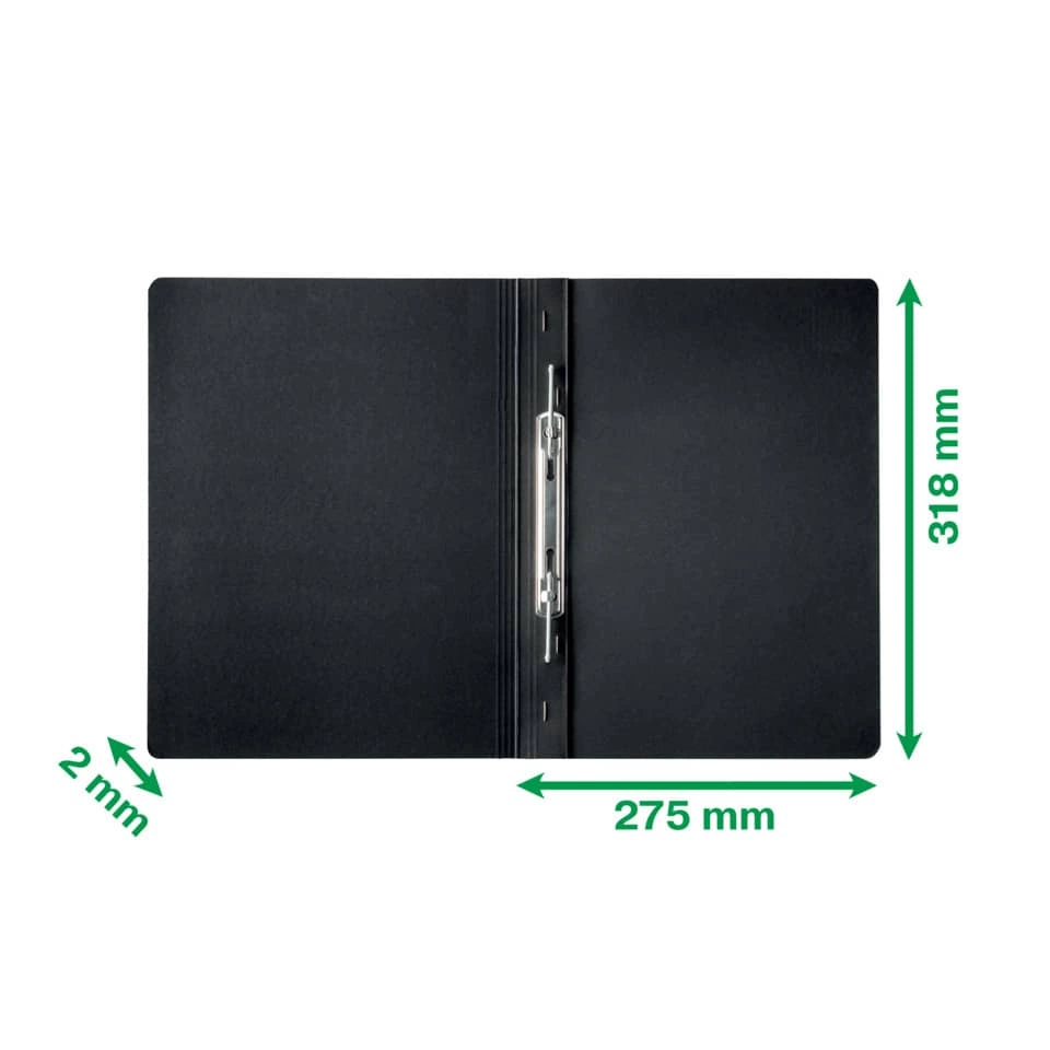 Leitz Spiralhefter Recycle - A4, 250 Blatt, kfm. Heftung, Karton (RC), schwarz