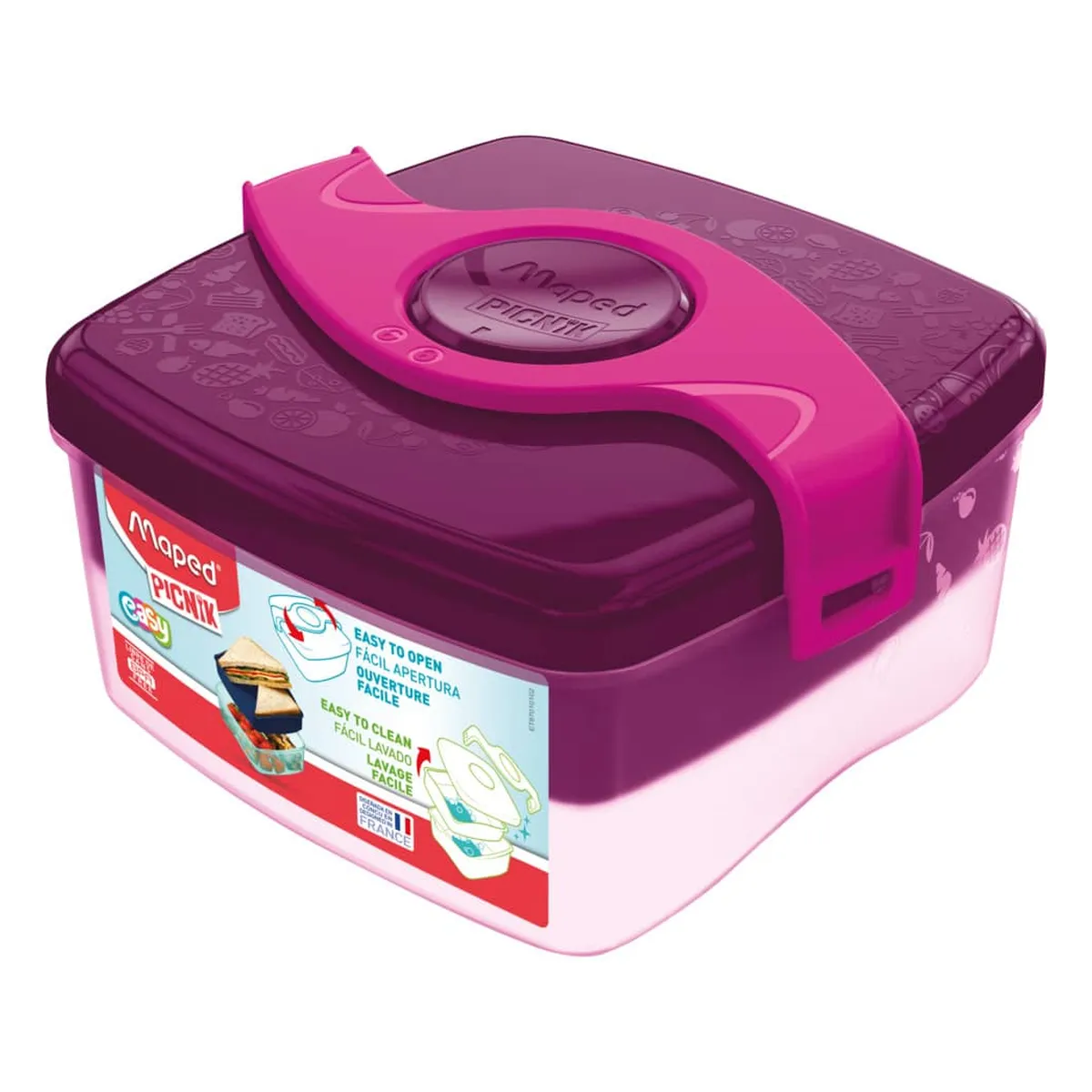 Maped Brotbox Kids ORIGINS - pink, 153 x 87 x 170 mm