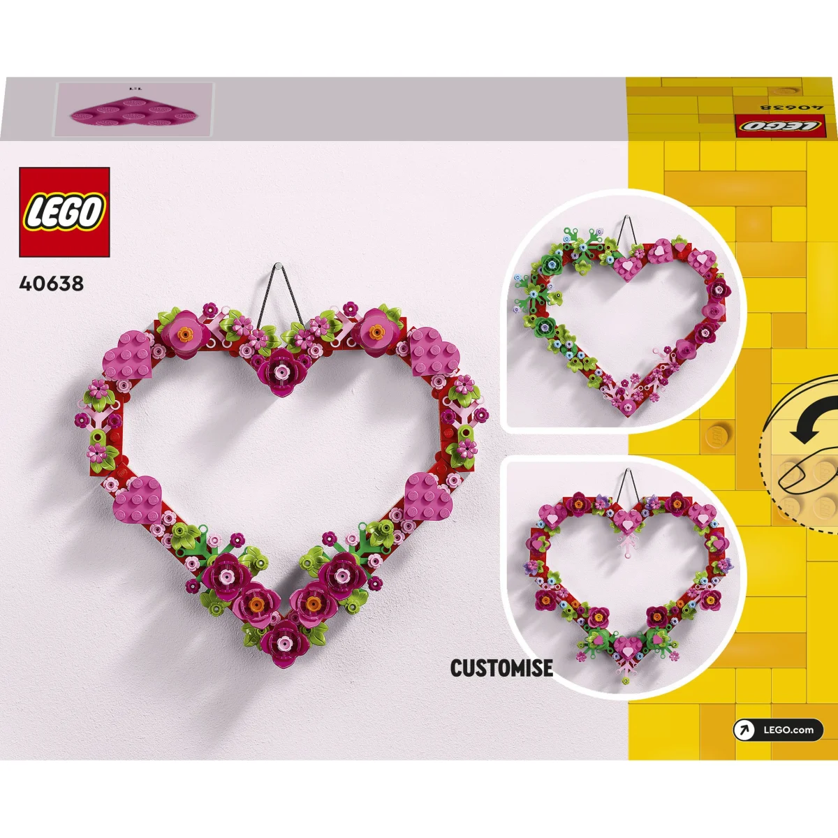 LEGO® Herz-Deko 40638