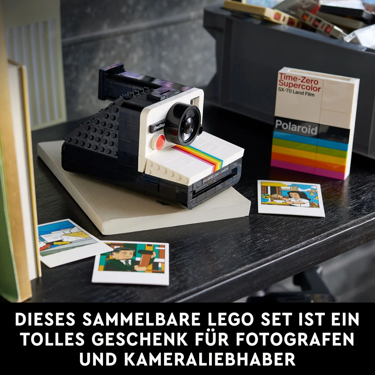 LEGO® Ideas Polaroid OneStep SX-70 Sofortbildkamera 21345 LEGO® Ideas Polaroid OneStep SX-70 Sofortbildkamera 21345