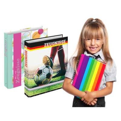 RNK Verlag Zeugnisringbuch Fußballfieber - A4, 4 Ring-Mechanik