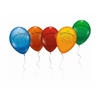 Luftballon, Herzlichen Glückwunsch, 10er Beutel