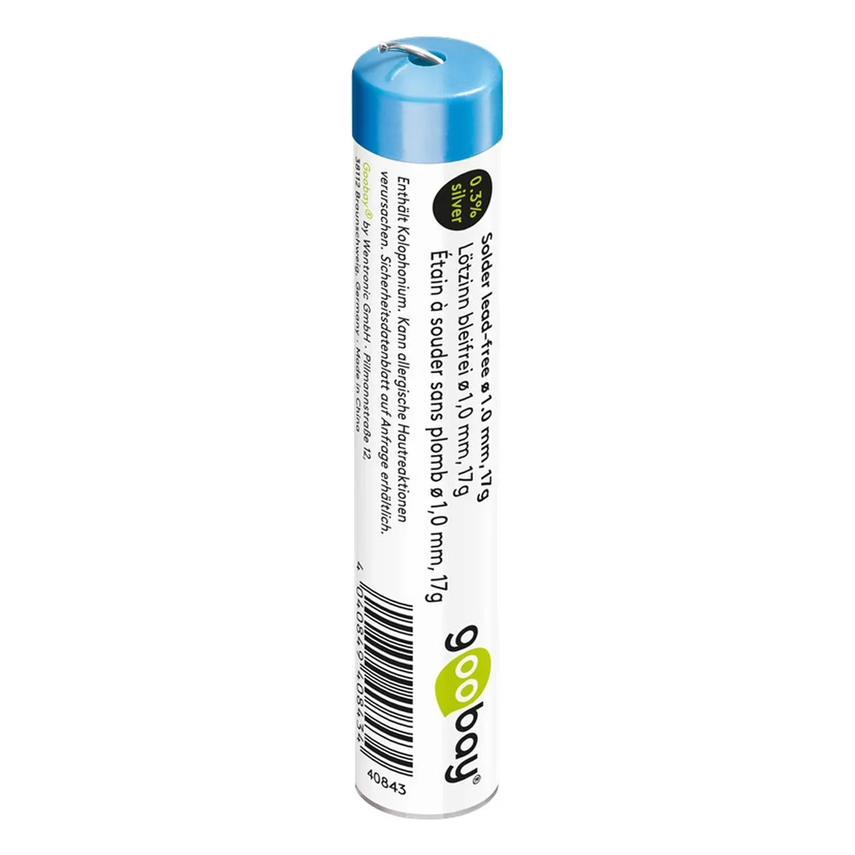 Goobay Lötzinn bleifrei, ø 1,0 mm, 17 g