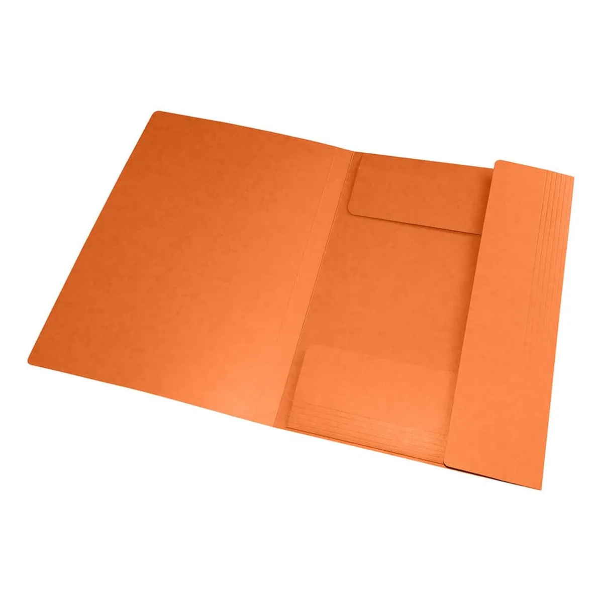 OXFORD Eckspannmappe TOP FILE+ - A4, 390 g/qm, Karton, Gummizug, orange
