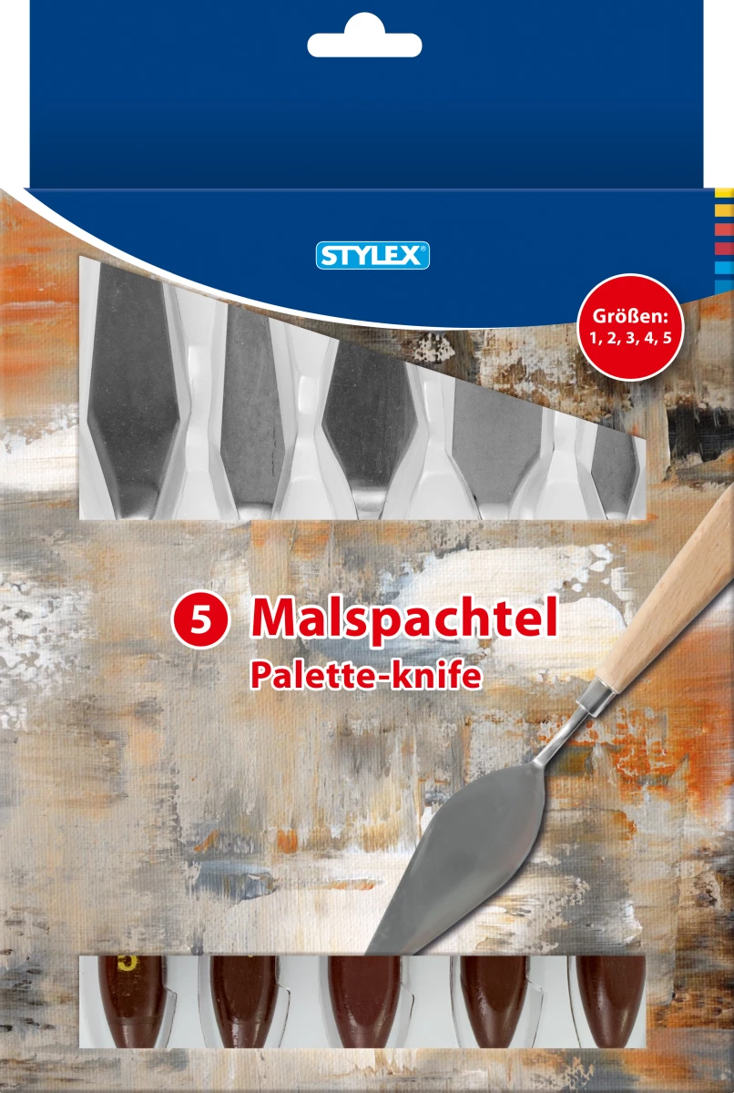 Malspachtel, 5-teilig