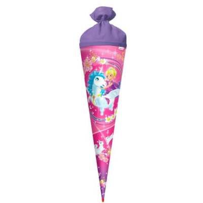 Schultüte Kuscheleinhorn - rund, 70 cm