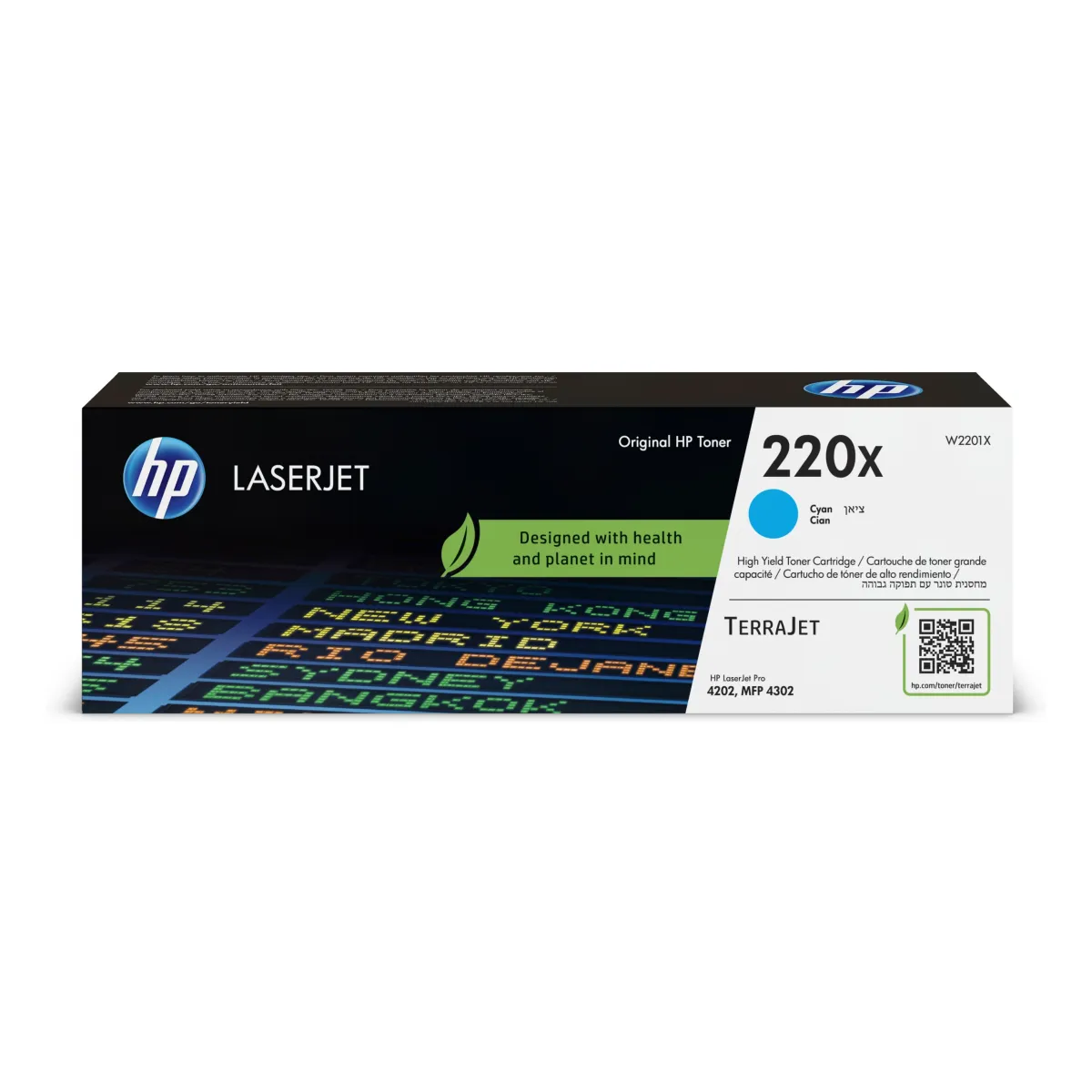 HP 220X Toner cyan 5.500 Seiten (W2201X)