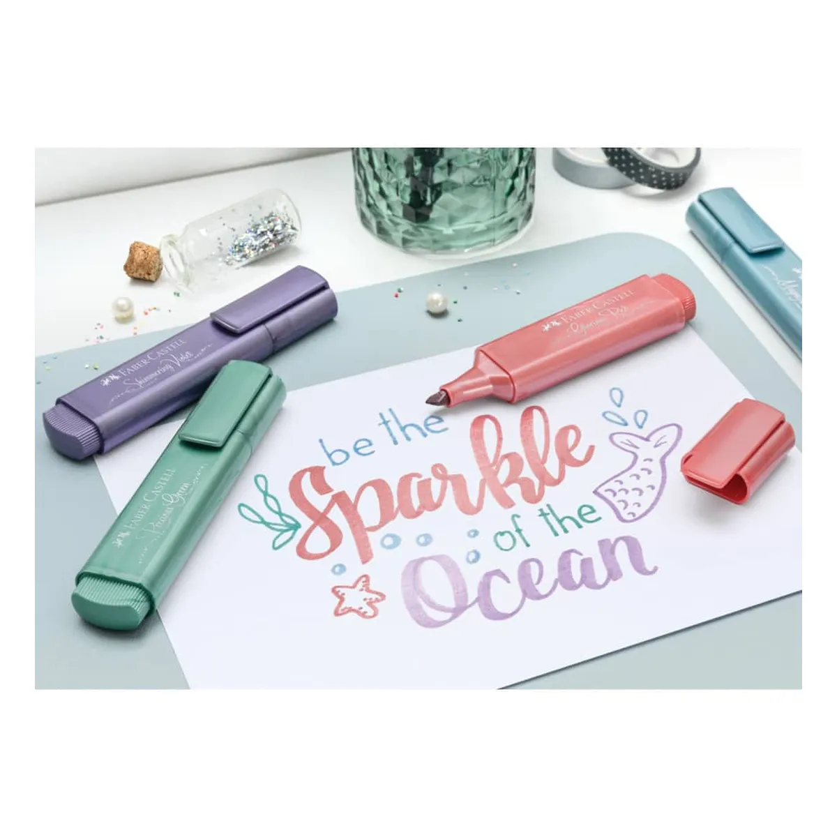 Faber-Castell Textmarker TL 46 Metallic - rosé