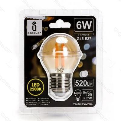 Aigostar LED FILAMENT 'Classic', 6W, E27