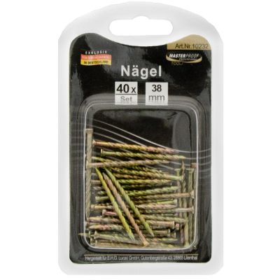 Masterproof Nägel 38mm, 40 Stück