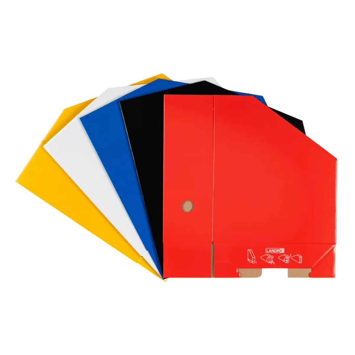 Landré Stehsammler Color extra breit - 105 x 260 x 310 mm, weiß