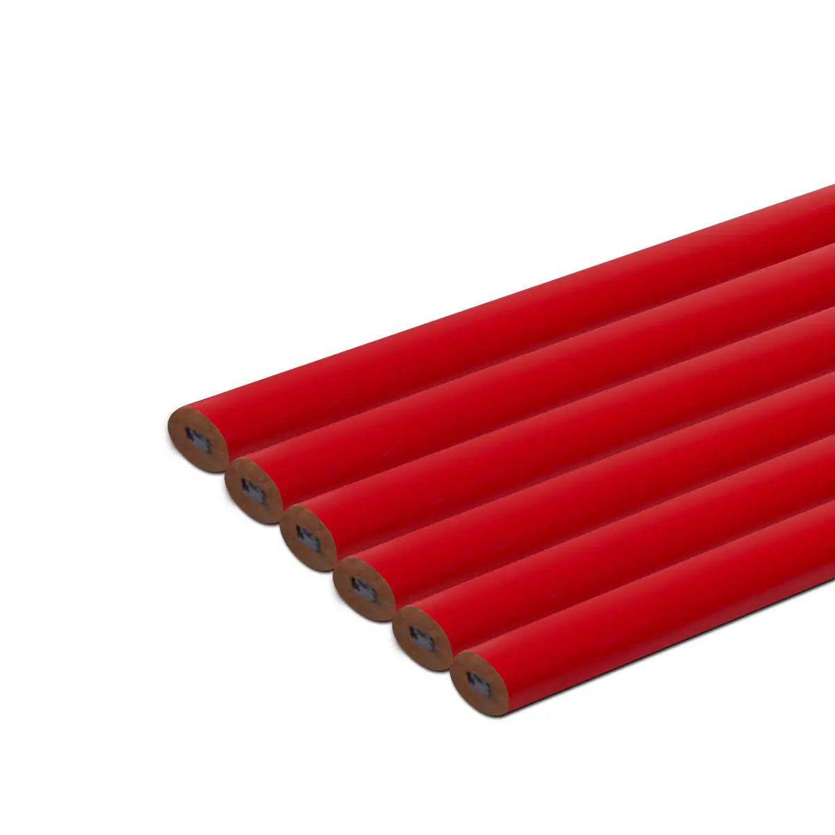 Eurotools Zimmermannsbleistifte, 6 Stück