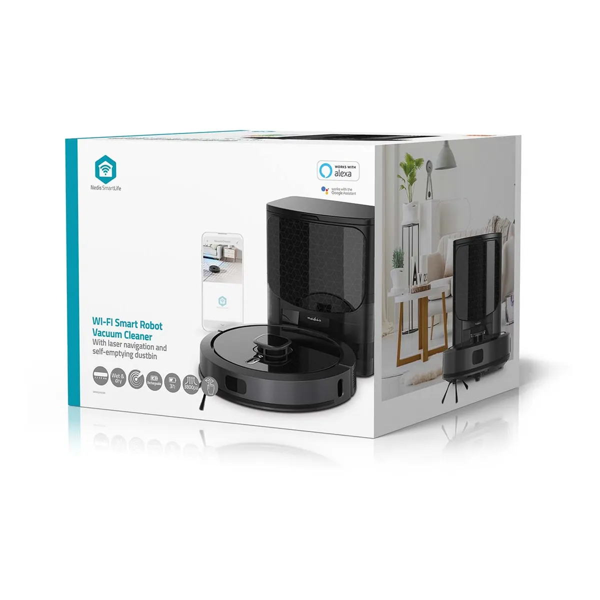 Nedis SmartLife Roboter-Staubsauger Nedis SmartLife Roboter-Staubsauger