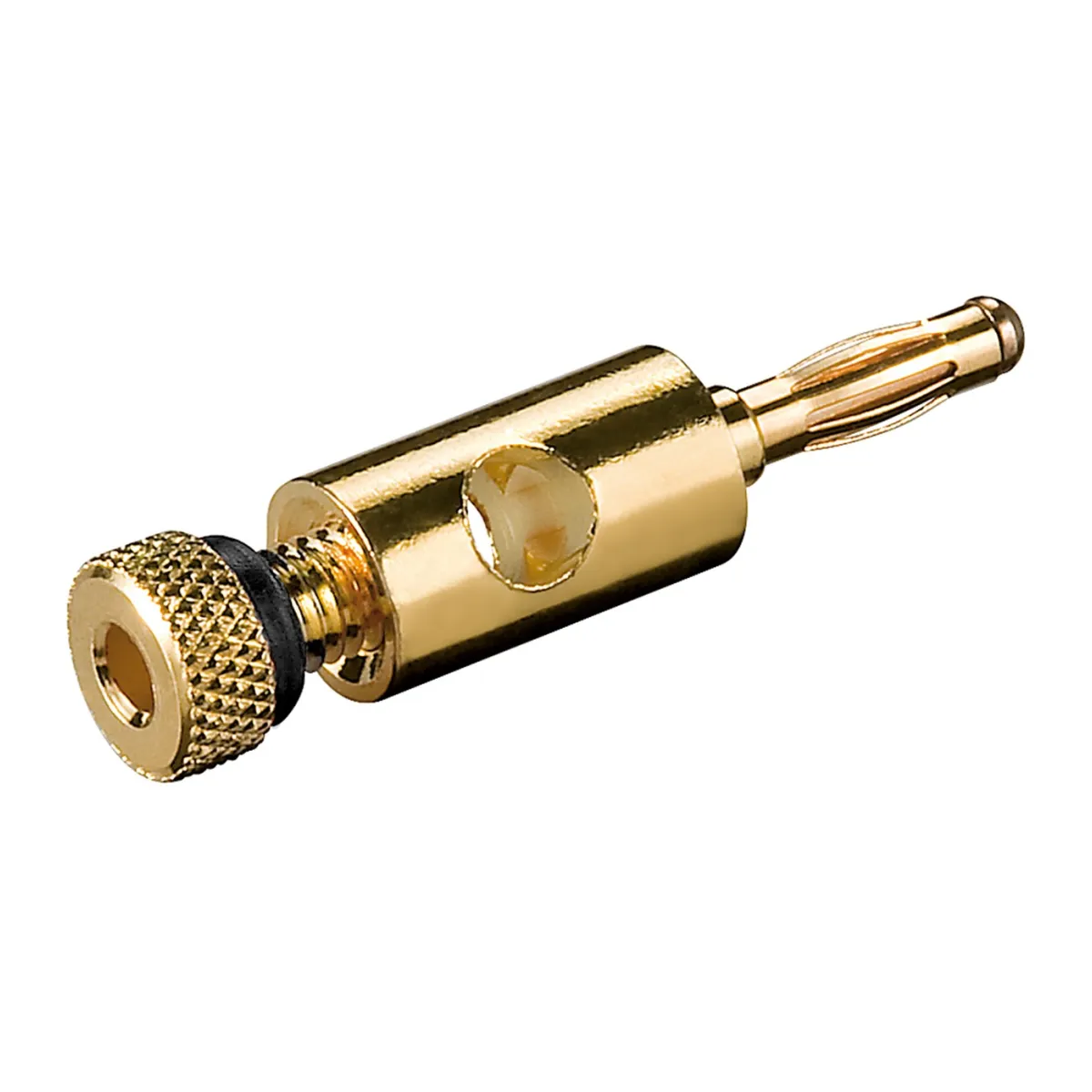 Goobay Bananenstecker mit Schraubanschluss