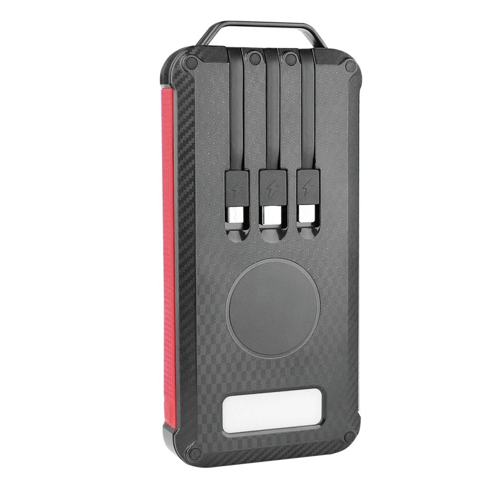 Fontastic Solar Power Bank 10.000mAh integriertes Ladekabel