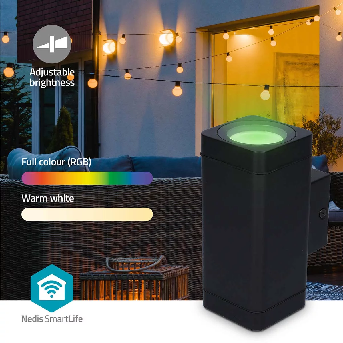Nedis Smartlife-Außenleuchte Nedis Smartlife-Außenleuchte