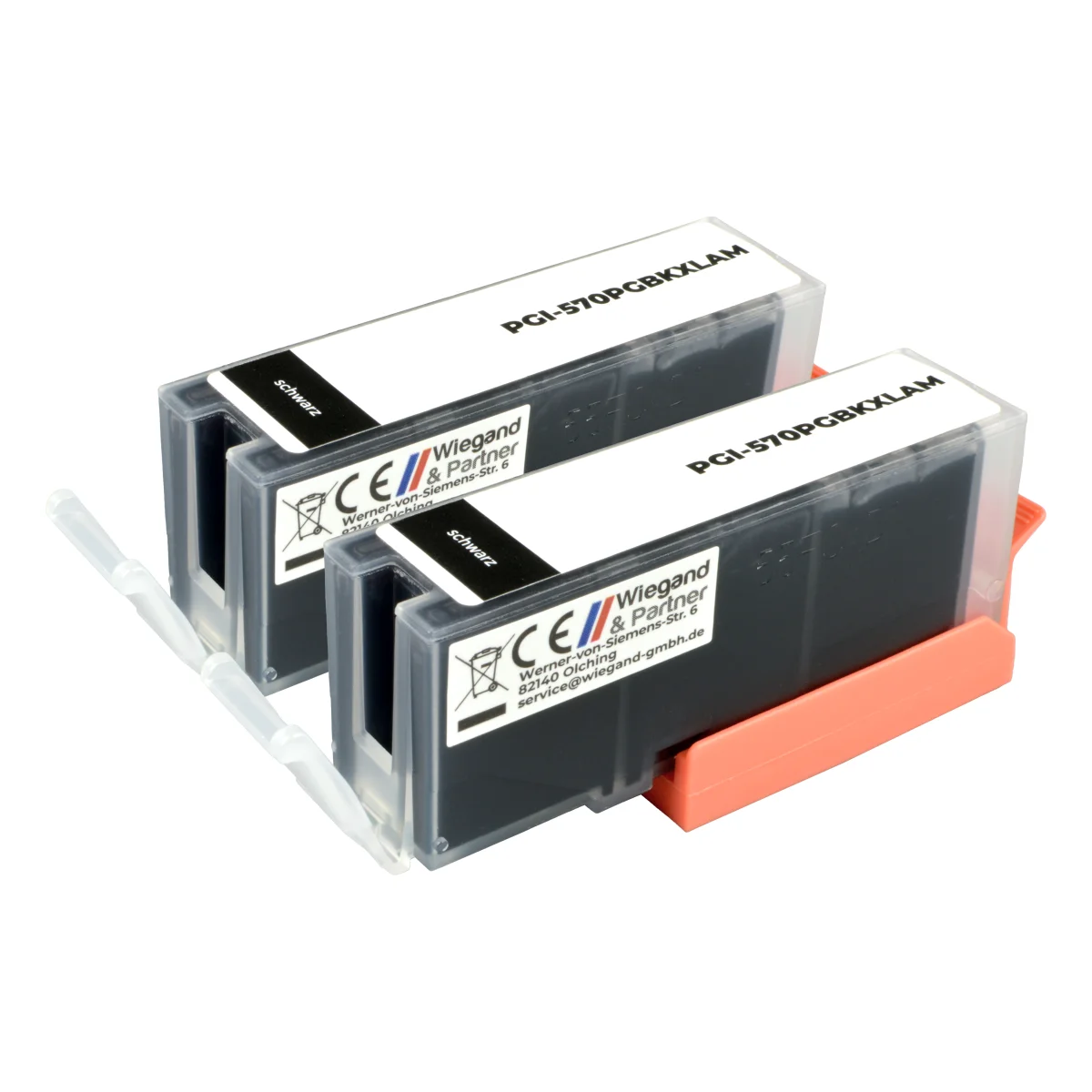 Canon PGI-570 PGBKXL - alternatives Patronen Doppelpack 'schwarz' 2x 27,5 ml | 2x 500 Seiten - Digital Revolution