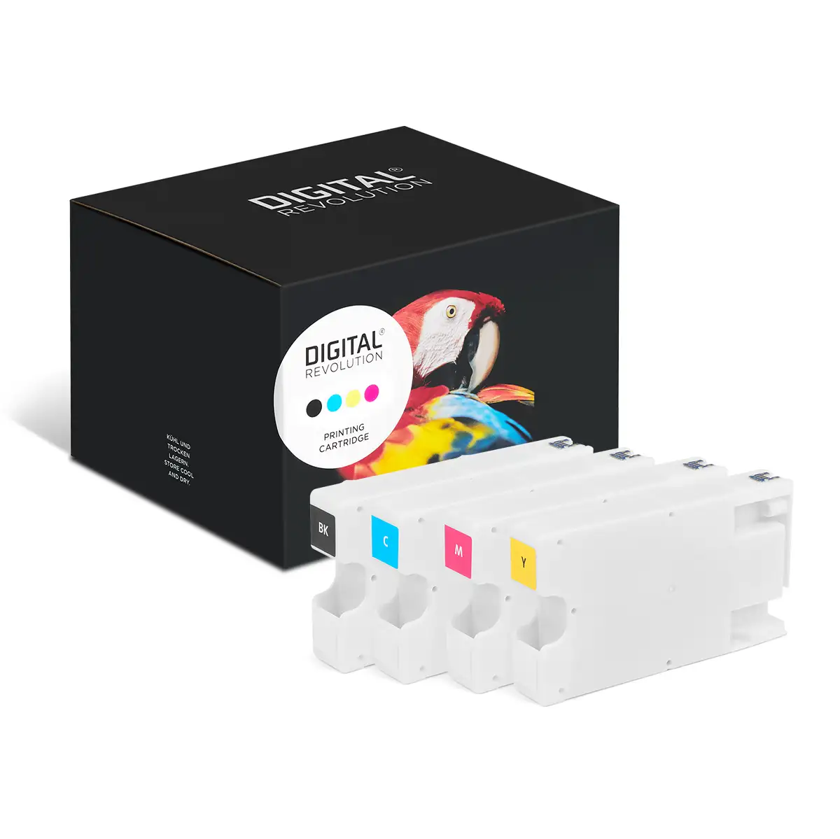 Epson T891 T7892 T7893 T7894 - alternative XXL Patrone MultiPack 'schwarz cyan magenta gelb' 170 ml - Digital Revolution