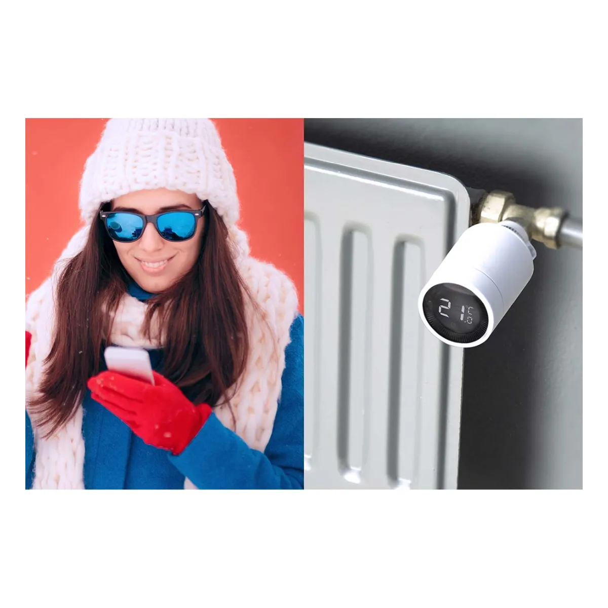 Alecto SMART-HEAT10 Smart Zigbee Thermostat-Heizkörperventil